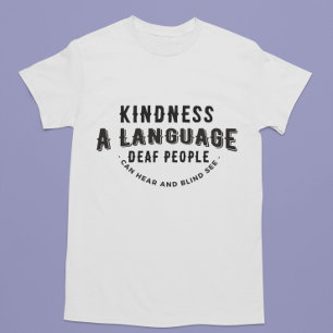 godhet döv dövhet blind synlig t shirt
