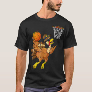 Godhet Poetic Thanksgiving Turkey Basketball Pla T Shirt