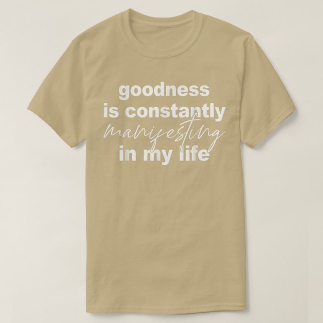 Godhet ständigt i mitt liv t-Sh T Shirt (Design framsida)