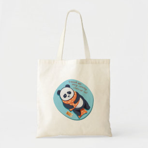 godhjärtad panda.. tygkasse
