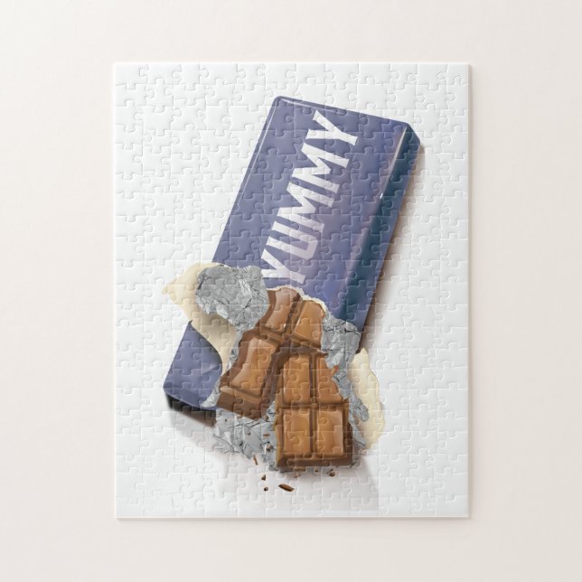 Godis chokladkaka pussel (Vertikal)