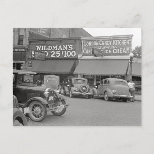 Godis & Glasskiosk, 1938 Vykort