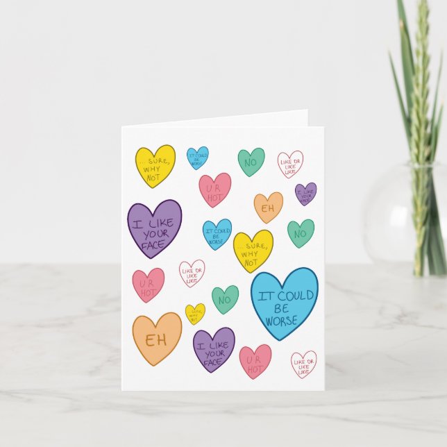 Godis hjärtan helgkort (Framsida)