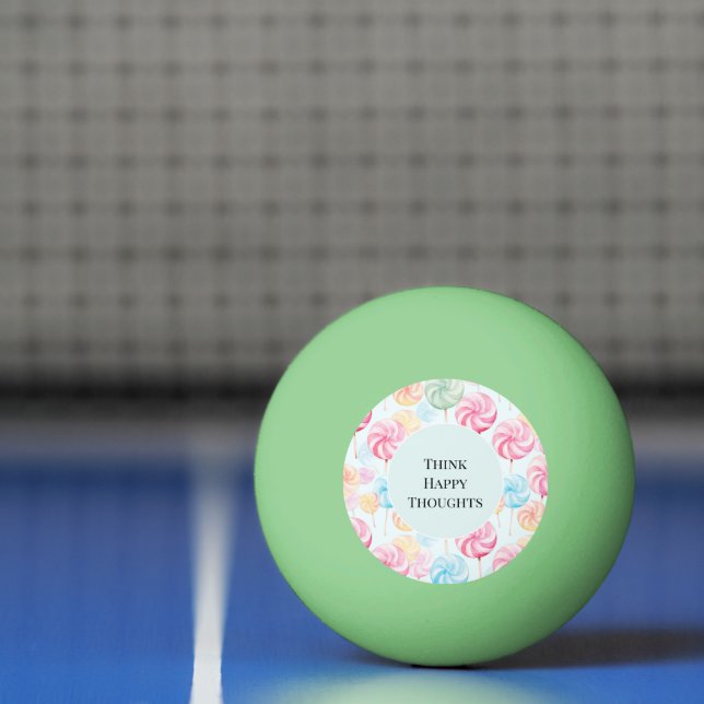 Godis Lollipops Nyckfulla Glada Tankar Pingisboll (Netto)