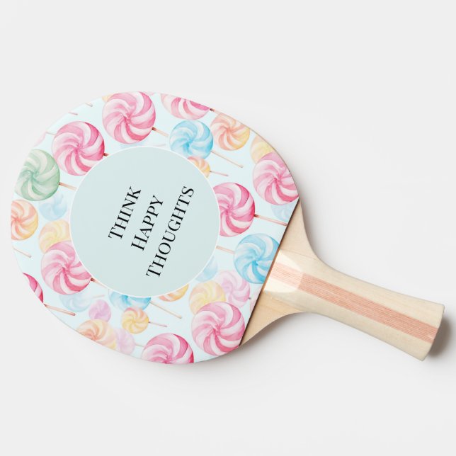 Godis Lollipops Nyckfulla Glada Tankar Pingisracket (Sidan)