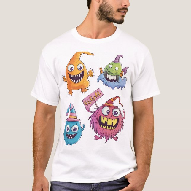  Godis monsterparad T Shirt (Framsida)