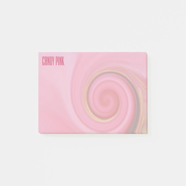 godis rosa  post-it block (Framsida)