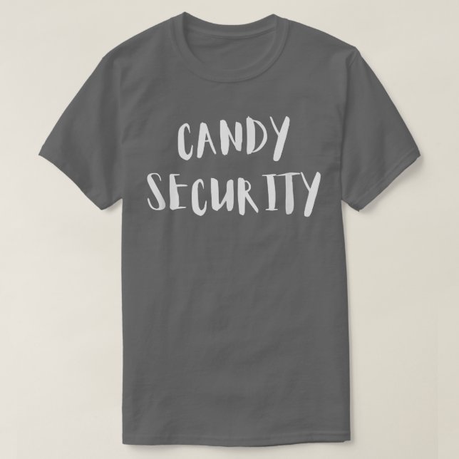 Godis Säkerhet Roligt Halloween Kostym 329 T Shirt (Design framsida)