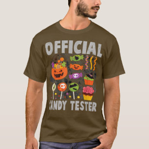 Godis Tester Lollipop Godis Rolig Halloween Barn T Shirt