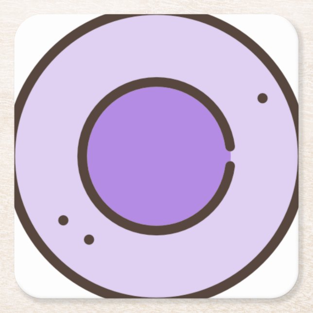 godis underlägg papper kvadrat (Framsidan)