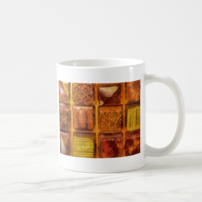 Godis - Utmärkta chokladbitar Kaffemugg (Höger)