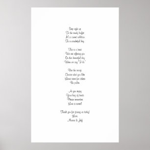 Godisbuffédikt Poster