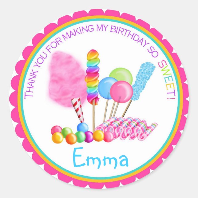 Godiscirkusklistermärkear Runt Klistermärke (Framsida)