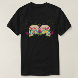 Godisdöskallar, blommigt, mandalastil (version 2) tee shirt