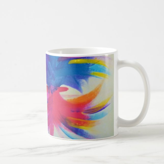 Godisen bevattnar Autismkonstnären Kaffemugg (Höger)