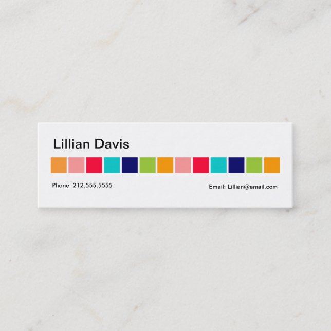 Godisen Squares profilerar kortet Mini Visitkort (Framsida)