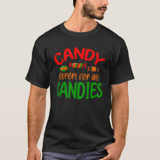 Godisexpert för alla godisar Candy Cane T Shirt