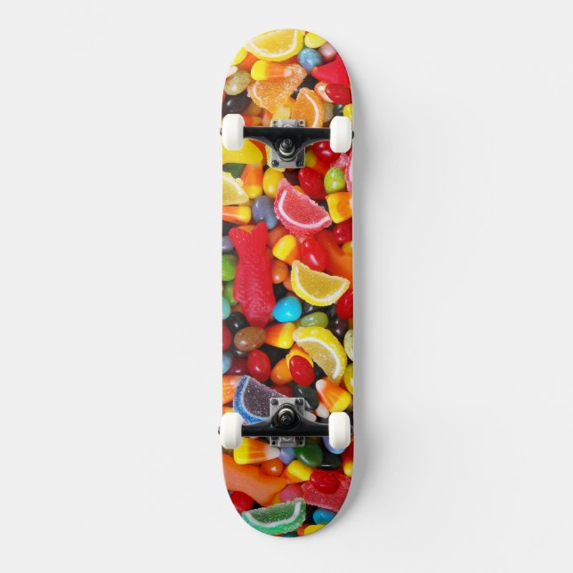 Godisfröjd Old School Skateboard Bräda 21,6 Cm (Framsida)