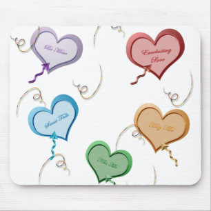 Godishjärtavalentin Mousepad Musmatta