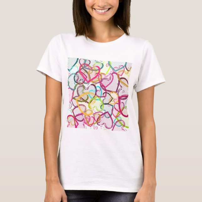 Godishjärtor T-shirt (Framsida)