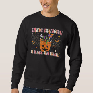 Godisinspektör Halloween Inga bus just ljuva gods  Lång Ärmad Tröja