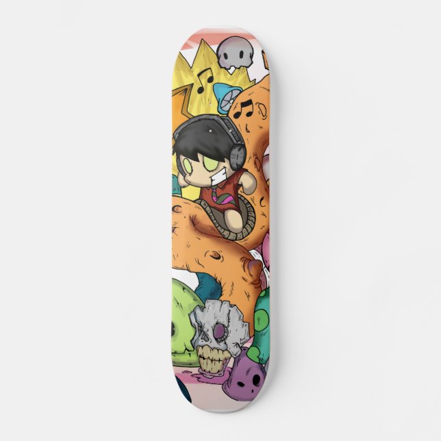 Godisland Skateboard Bräda 20,5 Cm (Framsida)