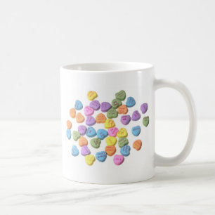 Godismeddelandehjärtor Kaffemugg