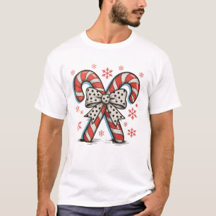 Godisrand Julsäsong Båge Xmas Högtid T Shirt