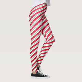 Godisrandstrippatron julfirande leggings