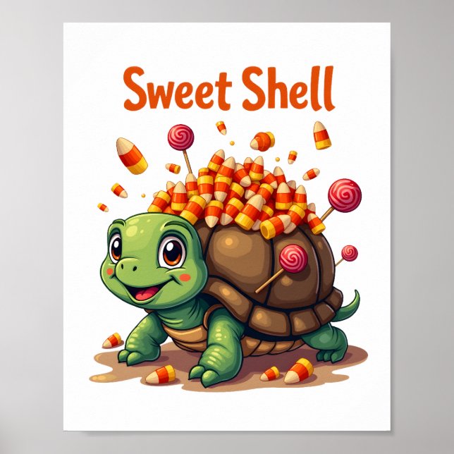 Godisskalssköldpadda Poster (Framsidan)