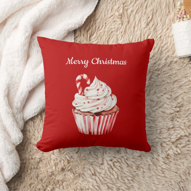 Godisstav Cupcake Jul Kudde (Filt)