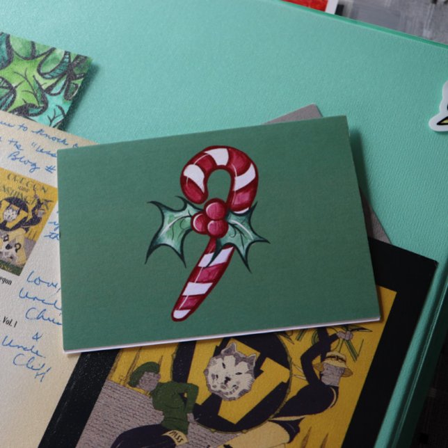 Godisstav jul  kort (Skapare uppladdad)