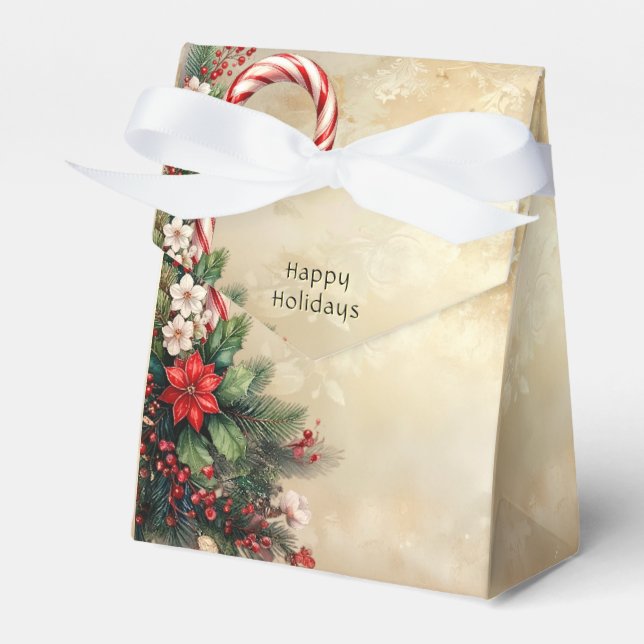 Godisstav jul presentförpackning presentaskar (Framsidan Sidan)