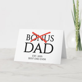 Godkänd BONUS PAPPAN Upprättade Fars Dag Kort