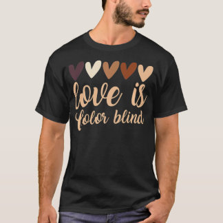 Godkänd färgblind Färg Blind Kärlek Roligt lustig T Shirt
