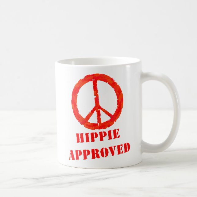 Godkänd Hippie Kaffemugg (Höger)