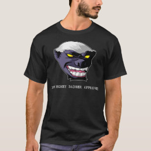Godkänd honey badger 100% t-shirt