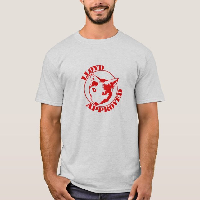 Godkända Lloyd - grå manar Tee Shirt (Framsida)