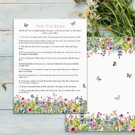 Godkänn Dikt | Baby Shower för sommarblommor
