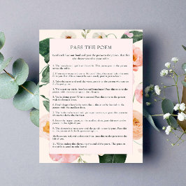 Godkänn Dikt | Rosa Peach Blommigt Möhippa