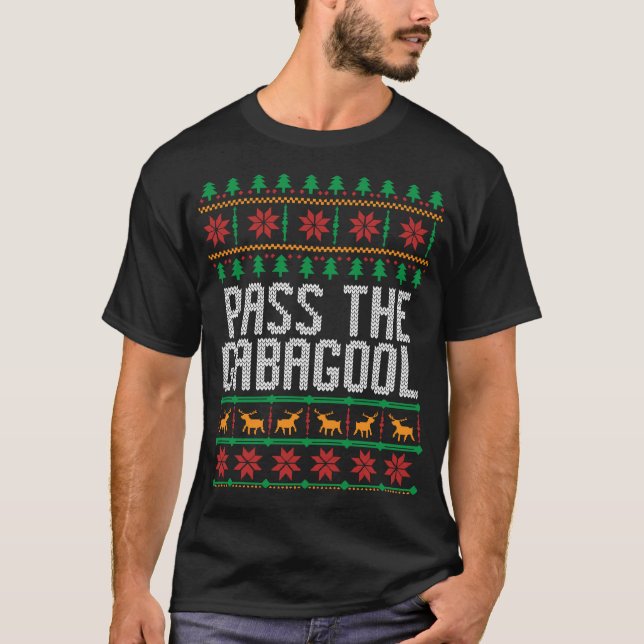 Godkänn gabagolens julsötare Gabagool T Shirt (Framsida)