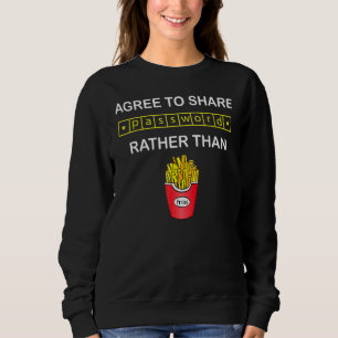 Godkänn lösenord i stället för Fries Fransk F T Shirt