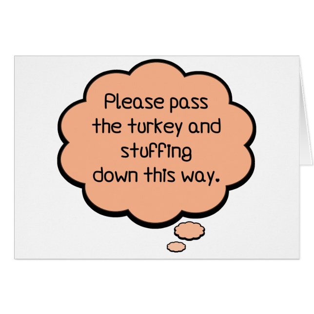 Godkänn Turkiet och fortsätt Hälsningskort (Framsidan Horizontal)