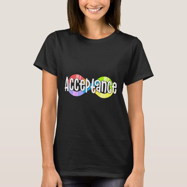 Godkännande autism Ofinity Symbol Autistic Mamma F T Shirt (Framsida)