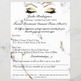 Godkännande av ansiktsbehandling från märkning Del Reklamblad