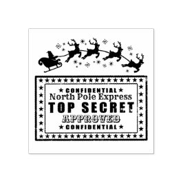 Godkännande av förseglingen jultomten från Nordpol Stämpel