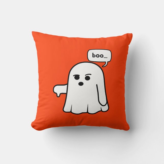 Godkännande av Ghost Boo Dekorativ kudde (Framsida)