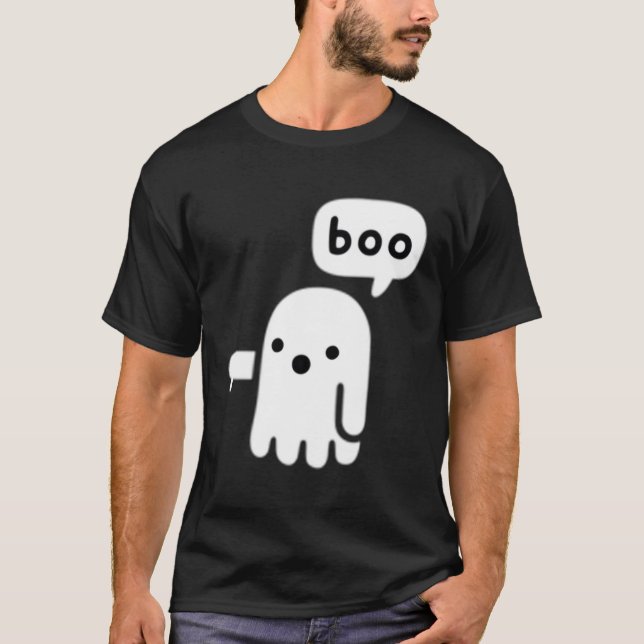 Godkännande av Ghost Boo T Shirt (Framsida)