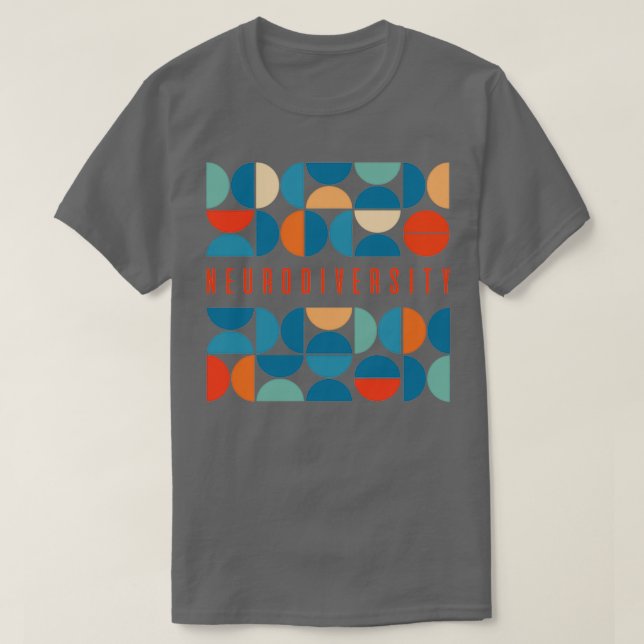 Godkännande av neurologisk mångfald autism t shirt (Design framsida)