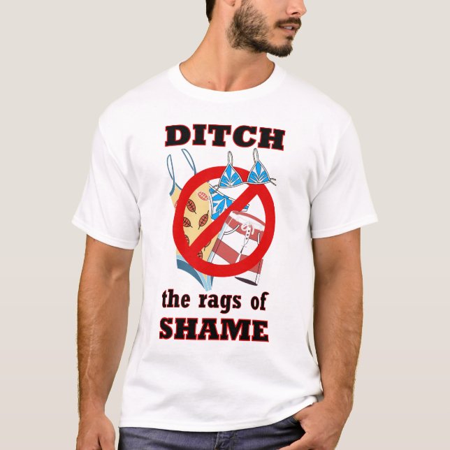 Godkännande av organ T-Shirt - Ditch the Rags of S (Framsida)